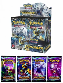 asmodee بطاقات بوكيمون 360/100 Vmax GX Vstar، بطاقات لعبة أنمي إبداعية وممتعة، وحوش الجيب، 10 بطاقات/عبوة، نسخة إنجليزية، سلسلة الشمس والقمر، نجمة المنشور، حزمة توسعة البطاقات، بطاقات نادرة، معركة البطاقات، التطور، لعبة الطاولة، هدية العطلة، هدية الحفلة، هدية عيد الميلاد، هدية الزملاء - متعدد الألوان - مشاهدة 1