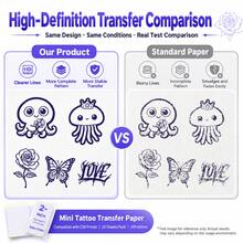 2inch 53*130mm Tattoo Transfer Paper Thermal Tranfer Senticl Papers For C50 Mini Tattoo Transfer Printer For Tattoo Artists - View 8