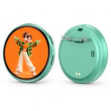 YAIUZGOO Smart Digital Display Badge, Connects To Phone, Supports Custom Photo And Video Upload, Electronic Brooch, Rechargeable Screen Brooch, Creative Personalized Accessory, Suitable For Bags, Backpacks, Clothing, Birthday And Valentine's Day Gifts - View 14