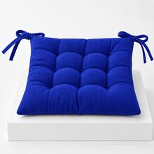 4-6 Pcs Premium Square Seat Cushion – Versatile Floor & Chair Pad For Dining, Office, And Lounge Seating Comfort - Blue - View 8