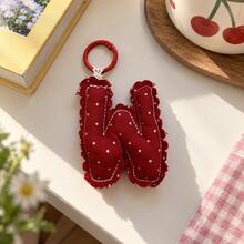 1 Pc Cute Fabric Letter Keychain Women Bag Accessory - Multicolor - View 25