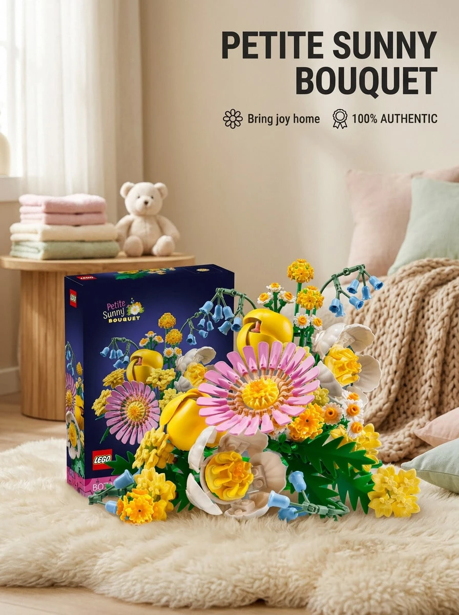 LEGO Botanicals® Small Summer Bouquet GIRLS FIRST 10347 | SHEIN EUQS