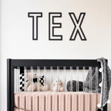 1pc Personalized Custom Text Logo, Acrylic Mirror & Black Letter Cutout, Laser Cut Corporate Sign, Laser Cut Logo Sign, Corporate Wall Sign, Indoor Decor Commercial Logo Studio Custom - Multicolor - View 7