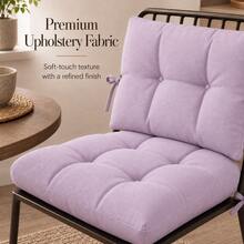 1 Pc-2pcs Premium Versatile Seat Cushion – Multipurpose Pad For Dining Chairs, Floor Seating, And Armchairs - Lilac Purple - View 6