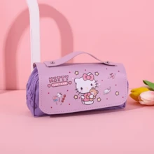 Hasbro Sanrio Cartoon Stress Relief Pencil Case, Sanrio Black Cat Student Multi-Function Large Capacity Pencil Case - Multicolor - View 10