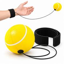 Wrist Rebound Ball - 2.48 Inch Rebound Sports Ball With Elastic Band, Suitable For Soccer, Basketball, Baseball Practice | Outdoor Party Games & Fun Wrist Workout For Teens, Adults And Families - Multicolor - View 13