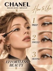 Chanel Mascara Brush 3-Pack, 10.5*1cm, Soft Spiral Bristle Head, Precise Lash Grooming, Suitable For Eye Makeup - Mascara Wand - View 9