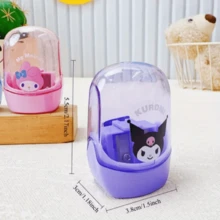 Hasbro Sanrio Themed Portable Pencil Sharpener - Cartoon Dual-Hole Design, No Battery Required, Plastic Material, Suitable For Home And Classroom Use | Fun Design | Durable Student Pencil Sharpener, Various Colors, Compact And Portable - Multicolor - View 5