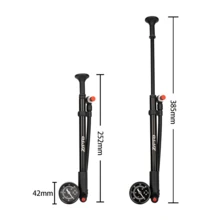 ZTTO 300 PSI High Pressure Bike Front Fork Shock Pump With Gauge - Multicolor - View 2