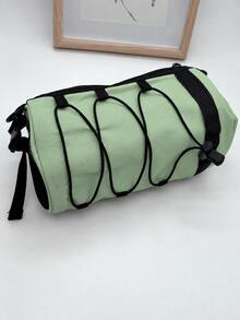 XD Adjustable Waterproof Bicycle Handlebar Bag + Fixing Strap Set, Cylindrical Bicycle Front-Mounted Storage Bag, Prevents Bag Slipping Or Item Loss, Suitable For Mountain Bikes, Road Bikes, Commuting, Outdoor Activities And Daily Use - Multicolor - View 11