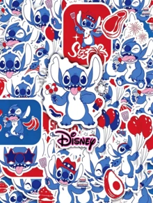 Disney 50pcs Graffiti Cartoon Art Cool Stickers Pack, Halloween Christmas Decoration, Suitable For Adult Luggage, Water Bottle, DIY Notebook, Computer, Skateboard, Party Gift - Multicolor - View 1