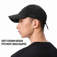 LI-NING 中性棒球帽 COUNTERFLOW 戶外輕量防曬帽 AMYW193 - 黑色 - 查看 2