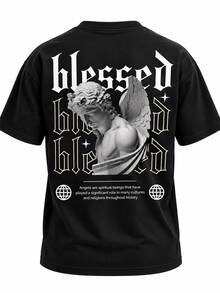 Men T-Shirt Co-Ords - Black - View 3