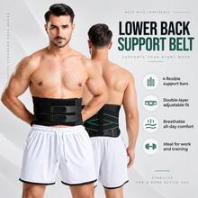 Breathable Sports Waist Belt For Men Women, Soft Comfortable, Outdoor Leisure Accessory - Black - View 9