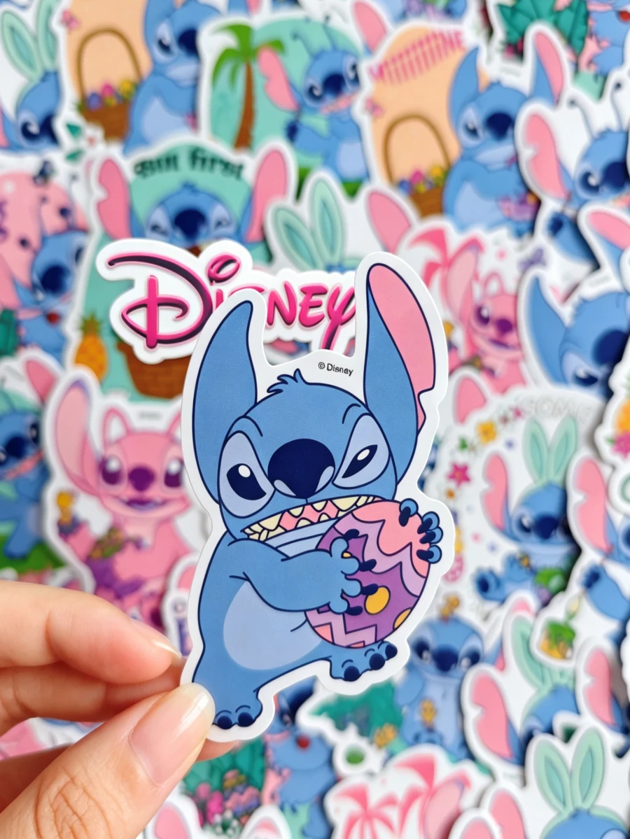 Disney 50入貼紙套組，適用於包裝、標記與辦公用品，非常適合復活節、情人節、生日，送給家人、朋友或另一半 - 彩色 - 查看 1