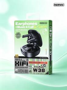 REMAX CozyBuds W30N True Wireless Bluetooth Earbuds: Layar sentuh LCD berwarna penuh, peredam kebisingan dual-core ANC+ENC, Bluetooth 5.4, driver dinamis 13mm untuk kualitas suara HiFi, daya tahan baterai 30 jam, kompatibel dengan iOS/Android. - View 6