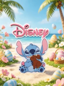 Disney 50入貼紙套組，適用於包裝、標記與辦公用品，非常適合復活節、情人節、生日，送給家人、朋友或另一半 - 彩色 - 查看 2