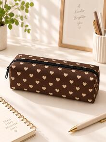 Leopard Print Pencil Case/Stationery Storage Bag - Multi-Functional Large Capacity Design, Can Be Used To Store Office Supplies, Creative Multi-Purpose Pen Holder Or Portable Travel Makeup Bag, Suitable For Students And Adults Daily Use. - Multicolor - View 11