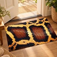 Karpet Panjang Motif Ular Imitasi, Dekorasi Rumah Dalam Ruangan, Karpet Dapur, Keset Pintu Masuk, Dekorasi Lorong, Karpet Samping Tempat Tidur Kamar Tidur, Karpet Ruang Tamu, Karpet Ruang Cuci, Keset Kamar Mandi, Cocok Untuk Apartemen, Asrama dan Dekorasi Rumah Sehari-hari - MultiWarna - View 2