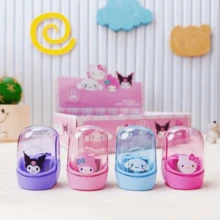Hasbro Sanrio Themed Portable Pencil Sharpener - Cartoon Dual-Hole Design, No Battery Required, Plastic Material, Suitable For Home And Classroom Use | Fun Design | Durable Student Pencil Sharpener, Various Colors, Compact And Portable - Multicolor - View 3
