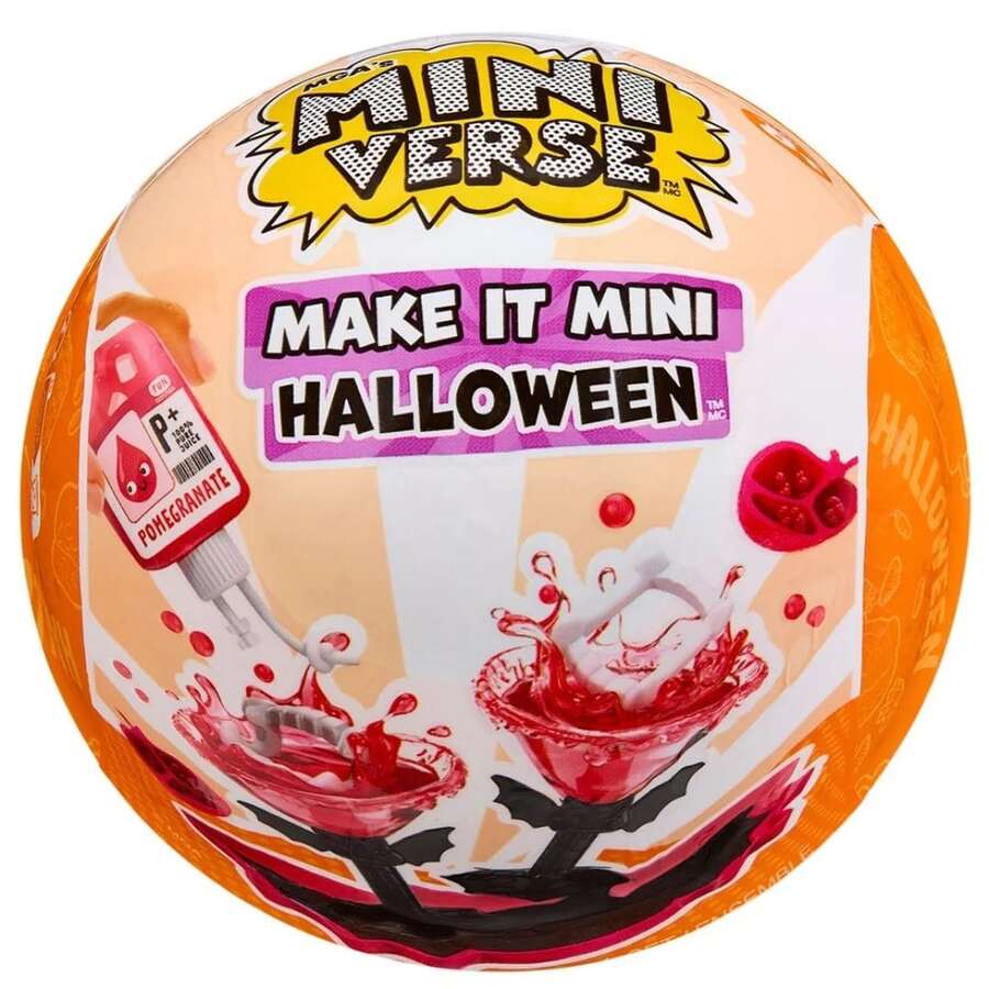 MGA Entertainment MINIVERSE Make It Mini Halloween Assortment 9.5cm Collectible Toy Set With Mystery Ingredients And Accessories - Multicolor - View 1