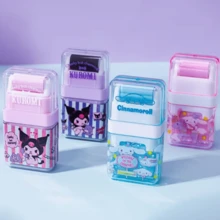 Hasbro 1 buah Penghapus Gulir Sanrio Hello Kitty, Penghapus Bersih untuk Koreksi dan Pembersihan, Penghapus Lembut dan Lucu, Penghapus Alat Tulis yang Menggemaskan - MultiWarna - View 3