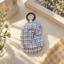 1 Pc Cute Fabric Letter Keychain Women Bag Accessory - Multicolor - View 8