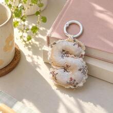 1 Pc Cute Fabric Letter Keychain Women Bag Accessory - Multicolor - View 33