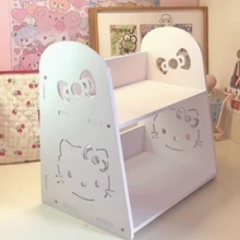 Hasbro 1pc Sanrio Hello Kitty Kawaii Storage Rack, Cinnamoroll Exquisite And Beautiful Storage Rack For Girls, Suitable For Decorating Girls' Room, Desktop Storage Rack, Student Ins Style Double Layer Shelf, Girly Desk Organizer - One Size - View 14