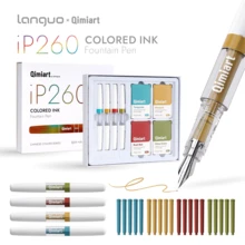 Languo 24pc Set Fountain Pen,Color Ink (4 Pens + 20 Replacement Ink Cartridges), 5 Color Series, Colorful Pens, Perfect For Daily Writing, Office, Business Signing, Holiday Gift,A Traditional Writing,A Fashionable Way Of Life - Sets - View 13