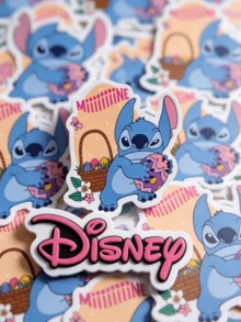 Disney 50入貼紙套組，適用於包裝、標記與辦公用品，非常適合復活節、情人節、生日，送給家人、朋友或另一半 - 彩色 - 查看 5