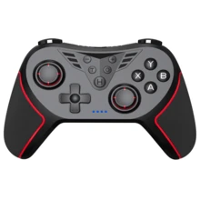 A Wireless Controller Compatible With Switch, P4, P3, PC, IOS, And Android. Features A 550mAh Rechargeable Battery, Hall-Effect Joysticks, Dual Vibration Motors, Macro Programming, Turbo Mode, Screenshot Functionality, And An Ergonomic Design. - View 10