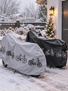 All-Weather Outdoor Bicycle Cover, Waterproof, UV-Resistant, Dustproof | Foldable Bike Cover For Garage, Patio, Travel | #Bicycle Accessories #Outdoor Essentials - Multicolor - View 11