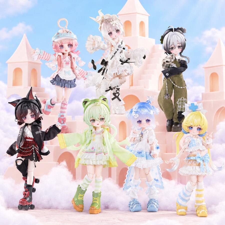Mi Tian 5th Generation Childhood Memories Series 12-Inch BJD Multi-Joint Movable Doll Blind Box (Non-Plush Filled), Anime Style Dress-Up Doll Figure, Exquisite Outfit Styling Accessories, Desktop Collection Display And Birthday Gift - Childhood Memories - View 1