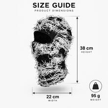 1pc Balaclava Camouflage Knit Unisex Winter Warm Knitted Hat - Multicolor - View 2