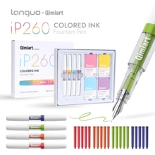 Languo 24pc Set Fountain Pen,Color Ink (4 Pens + 20 Replacement Ink Cartridges), 5 Color Series, Colorful Pens, Perfect For Daily Writing, Office, Business Signing, Holiday Gift,A Traditional Writing,A Fashionable Way Of Life - Sets - View 12