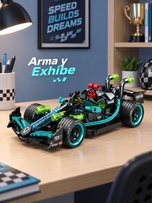 Kids Block Cars & Race Cars - Mint Blue - View 7