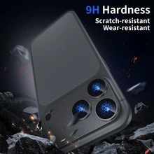 CASECOPS Black - 1Pc Camera Screen Protector Compatible With Iphone 17 Pro Max/17 Pro, Premium 9H Tempered Glass With Strong Adsorption, Case-Friendly Design For Perfect Compatibility, Anti-Scratch, Anti-Fingerprint & Anti-Dust Protection, Full Coverage Shield To Prevent Scratches And Impacts, High-Transparency Lens Cover. Stylish Durable Mobile Phone Accessories - Black - View 5