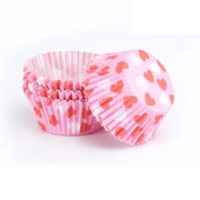 100 PCS Printed Cake Paper Cups, Muffin Baking Paper Liners, Suitable For Birthday, Valentine's Day, Christmas, Party, Daily Use - View 22