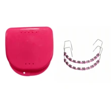 Ventilated Denture Case With Sealed Lid, Transparent Dental Guard/Night Guard Storage Box, Individually Packaged, Multiple Colors Available - Multicolor - View 13