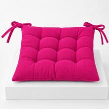 4-6 Pcs Premium Square Seat Cushion – Versatile Floor & Chair Pad For Dining, Office, And Lounge Seating Comfort - Hot Pink - View 8
