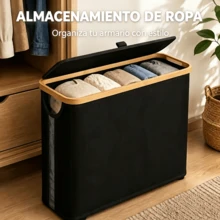 Storage Baskets - 2PCS Black - View 4