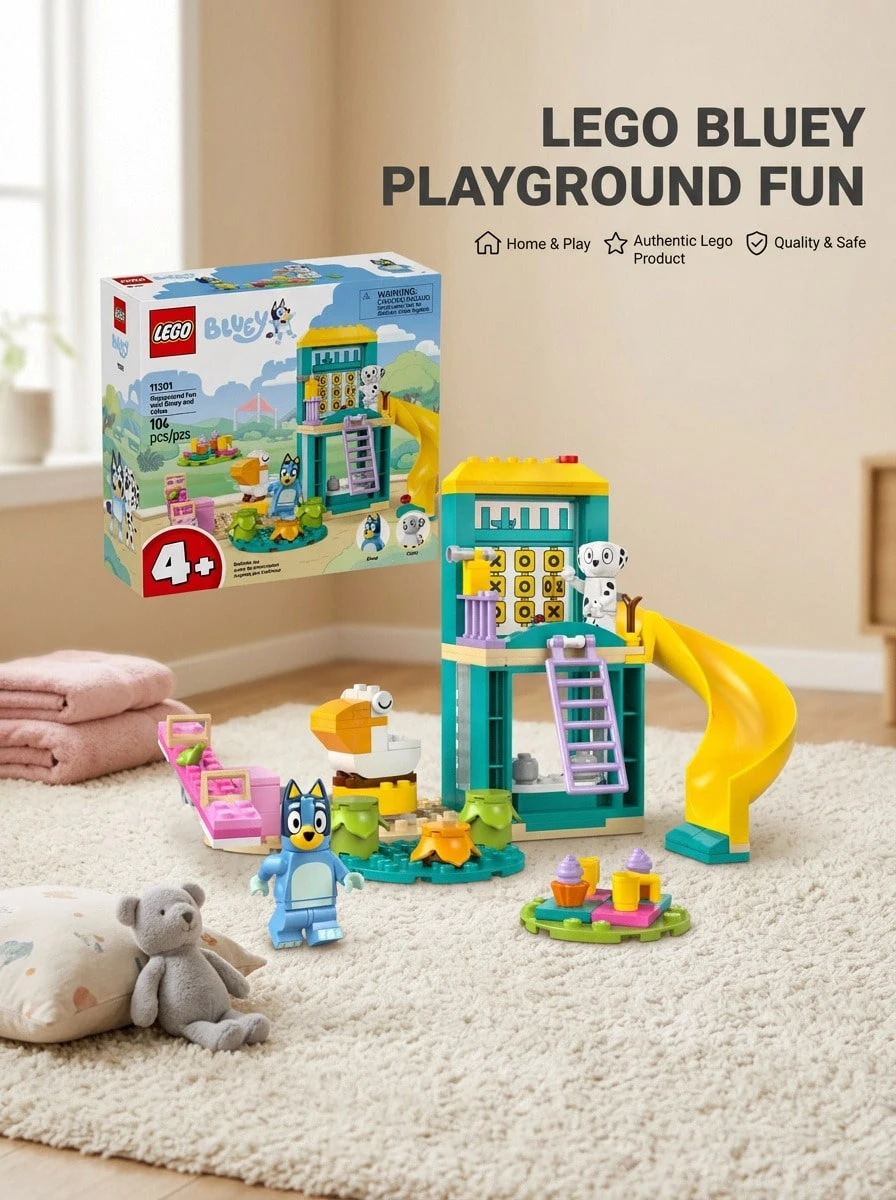 Bluey® Bluey And Chloe At The Playground KIDS 4+ 11201 - Multicolor - View 1