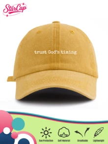 Classic Retro Y2K Washed Embroidered "Saudi Club" Original Baseball Cap Trucker Hat, Men's And Women's Hats, Suitable For All Seasons, Spring, Summer, - God' Timing - View 8