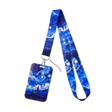 1 Piece Van Gogh Starry Night Print Lanyard With Card Holder, Aesthetic Art ID Badge Holder For Student Office Work, Unique Gift - Multicolor - View 13