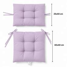 1 Pc-2pcs Premium Versatile Seat Cushion – Multipurpose Pad For Dining Chairs, Floor Seating, And Armchairs - Lilac Purple - View 8