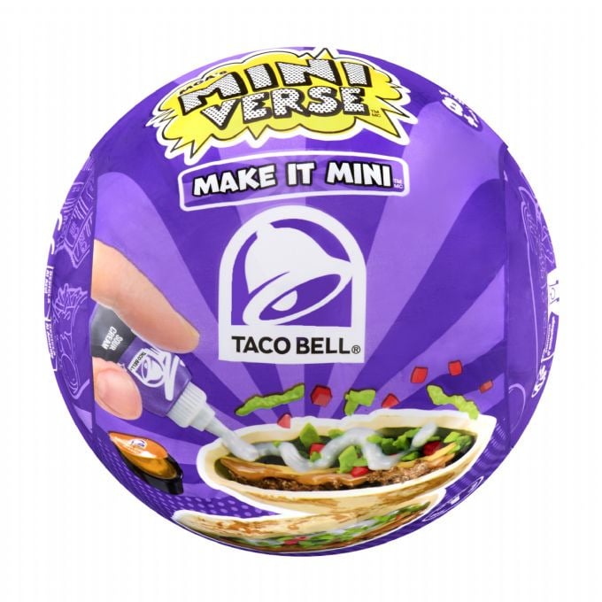 MGA Entertainment MGA's Miniverse Make It Mini Taco Bell® Collectible Mystery Craft Kit With UV Resin And Display Capsule - Multicolor - View 1