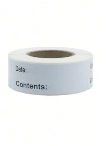 125/250/375pcs 125pcs/Roll Food Storage Labels, Suitable For Refrigerator, Jam Jars And Food Storage Containers, Can Be Used For Labeling Name, Category, Pricing And Sequence Number - Multicolor - View 2