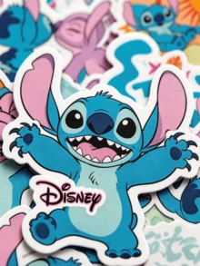 Disney Set Stiker Kartun 50 Buah, Stiker Vinyl PVC Tahan Air, Cocok untuk Aplikasi Film DIY pada Laptop, Botol Minum, Koper, dan Casing Ponsel untuk Scrapbook - MultiWarna - View 7
