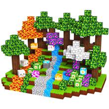 100PCS Random Color Blossom Stream Forest,Magnetic Building Blocks,STEM Educational Learning Toy, Develop Creativity Imagination And Fine Motor Skills,Parent-Child Interactive Playset, For Boys Girls 3+, Birthday Christmas Holiday Gift - Multicolor - View 1